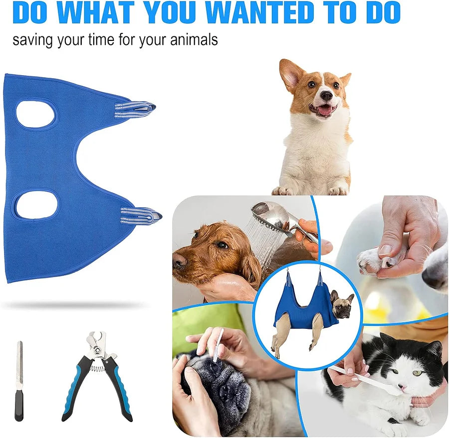 Pet Grooming Hammock Harness