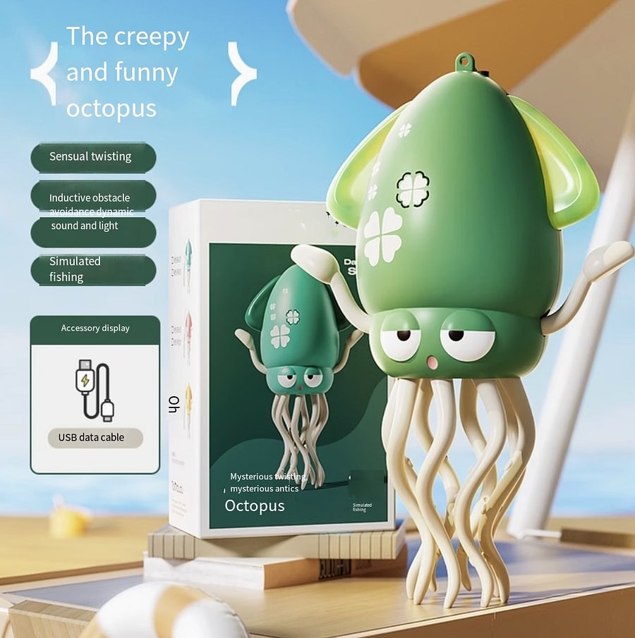 Electric Auto-Avoid Octopus | Stress Relief Gift
