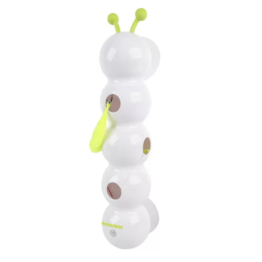 Smart Motion Cat Toy with Worm Design - Automatic Interactive Kitten Teaser with Feather | Self-Moving & Battery Operated